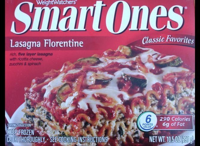 Box: Smart Ones Lasagna Florentine