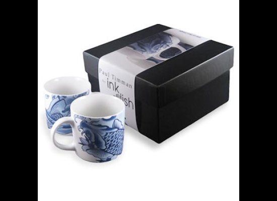 FIND: Ink Dish - Irezumi Lines 2 Mug Gift Set