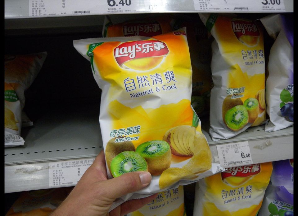 Lay's Natural and Cool Kiwi-Flavor Chips