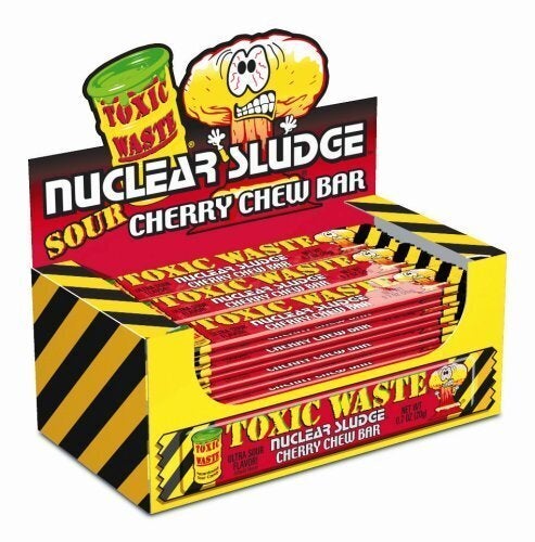 Toxic Waste Nuclear Sludge Chew Bar Sour Cherry (20g) (BBD 01/01/24)