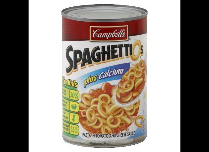 SpaghettiOs--what you see