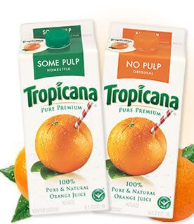 Tropicana® 100 % Pure Orange & Tangerine Juice
