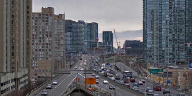 The Gardiner Expressway in central Toronto.