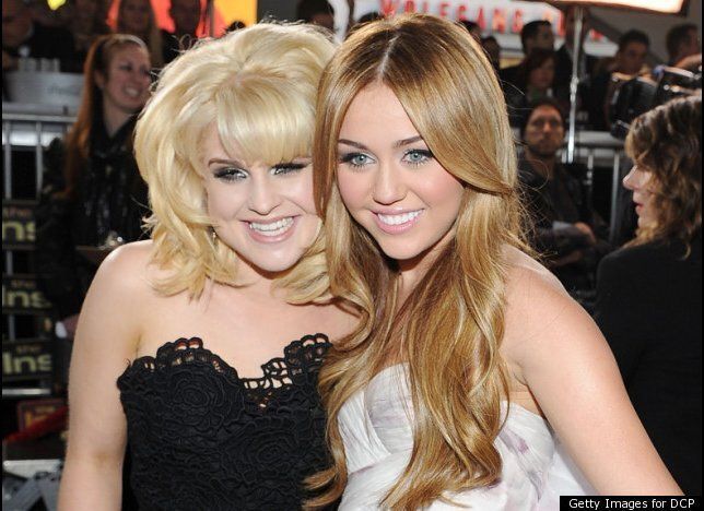 Miley Cyrus and Kelly Osbourne