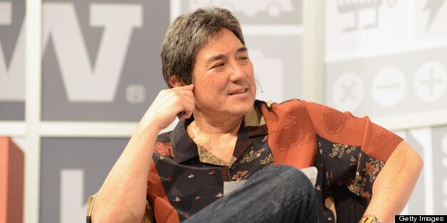 AUSTIN, TX - MARCH 10: Guy Kawasaki speaks onstage at the Andy Rubin conversation with Guy Kawasaki during the 2013 SXSW Music, Film + Interactive Festival at Austin Convention Center on March 10, 2013 in Austin, Texas. (Photo by Amy E. Price/Getty Images for SXSW)