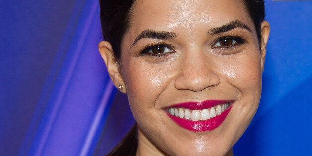 America Ferrera arrives at the NBC Network 2015 Programming Upfront presentation at Radio City Music Hall on Monday, May 11, 2015, in New York. (Photo by Charles Sykes/Invision/AP)