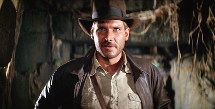 Harrison Ford in Raiders Of The Lost Ark