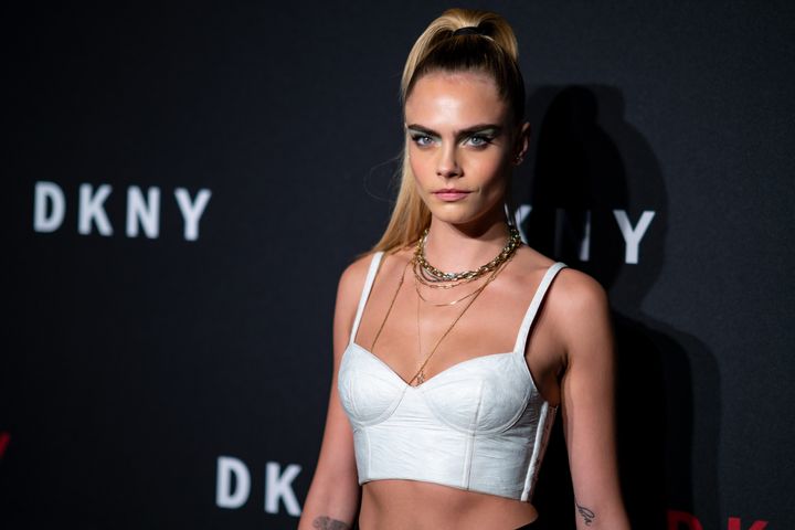 Delevingne attends the DKNY 30th anniversary party at St. Ann's Warehouse on Sept. 9, 2019 in New York City.