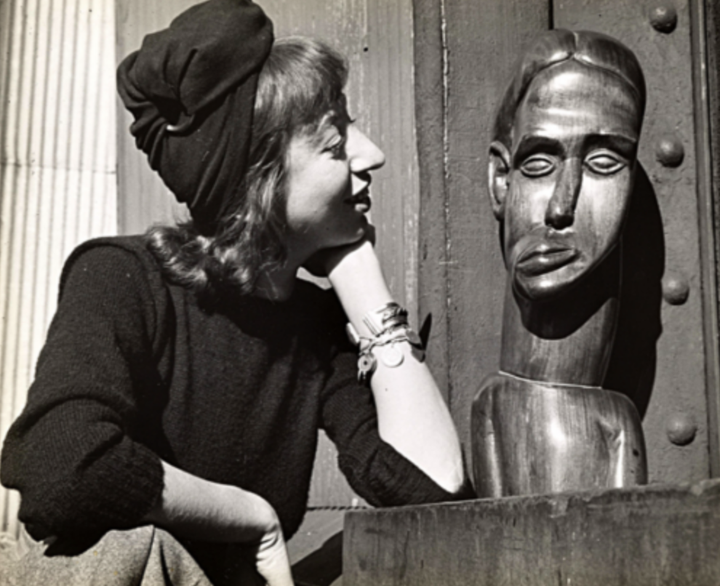La artista estadounidense Lee Krasner.