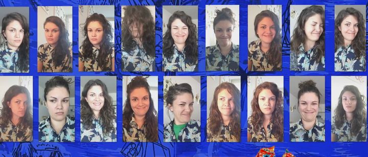This woman wore the same Hawaiian shirt to 264 Zoom meetings with co-workers, she told InsideEdition.