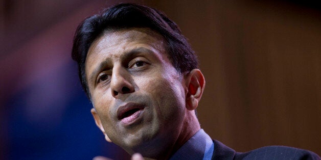 Bobby Jindal, governor of Louisiana, speaks during the Conservative Political Action Conference (CPAC) in National Harbor, Maryland, U.S., on Thursday, March 6, 2014. CPAC, a project of the American Conservative Union (ACU), runs until Saturday, March 8. Photographer: Andrew Harrer/Bloomberg via Getty Images