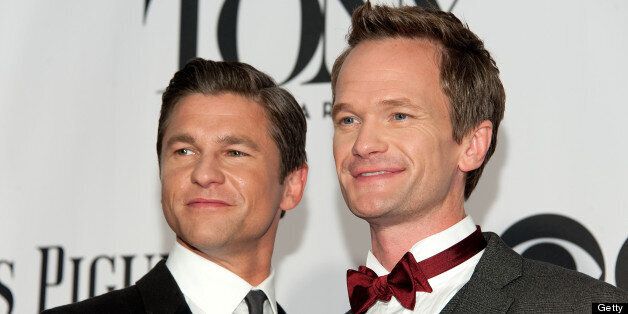 NEW YORK, NY - JUNE 09: Neil Patrick Harris (R) and David Burtka attend the 67th Annual Tony Awards at Radio City Music Hall on June 9, 2013 in New York City. (Photo by D Dipasupil/FilmMagic)