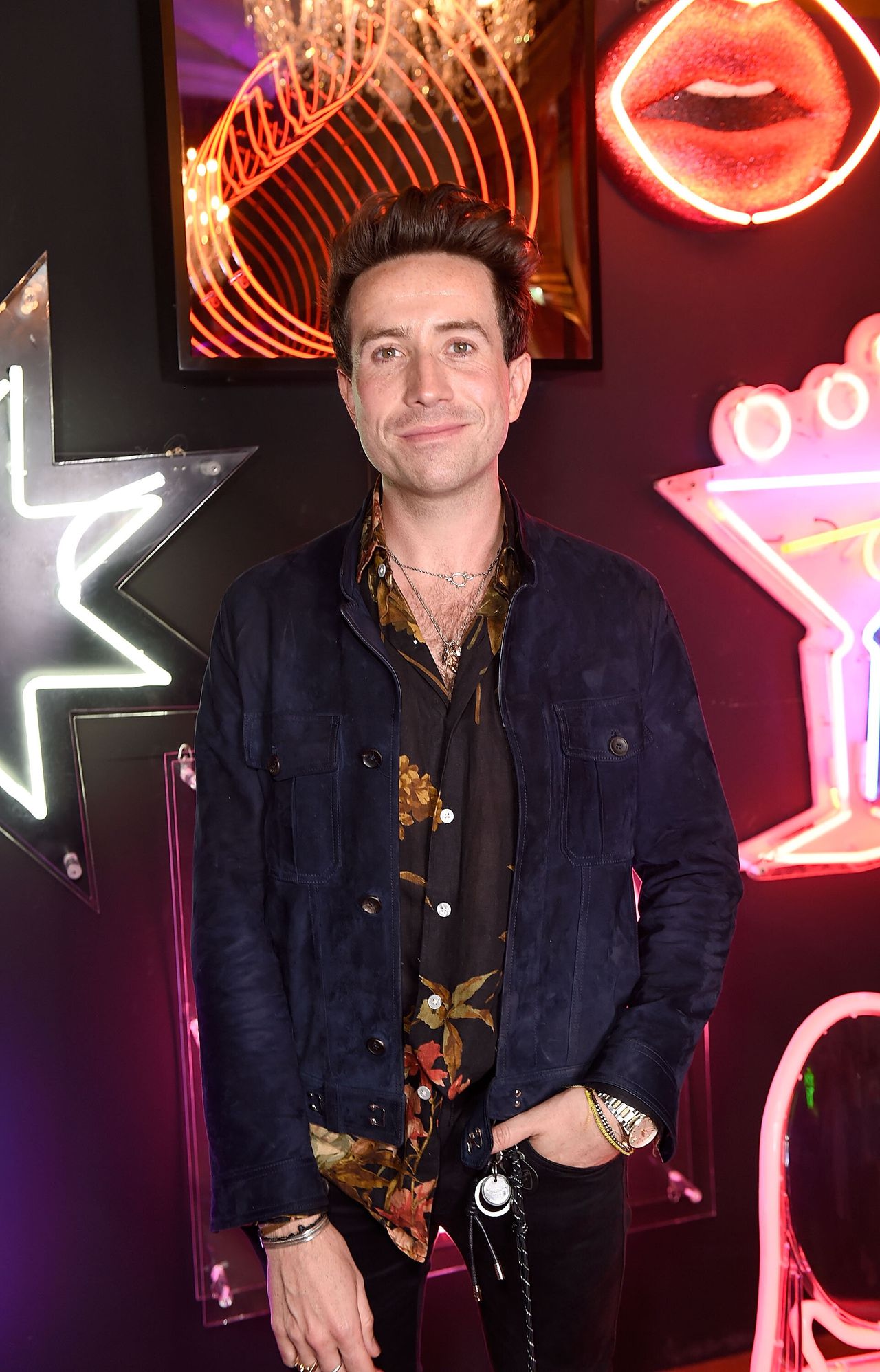 Nick Grimshaw at a Pride event in 2017