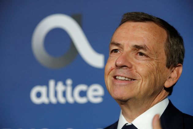 Alain Weill, lors de l'inauguration du campus Altice à Paris, le 9 octobre 2018