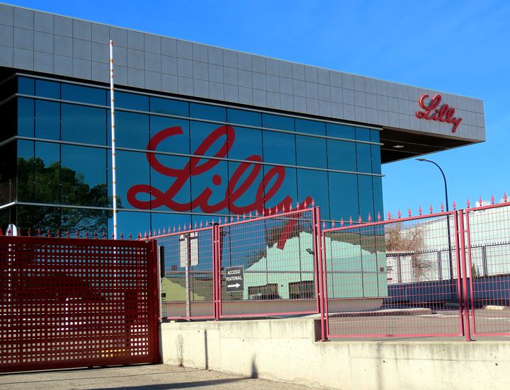 Eli Lilly and Company, Pharmaceutical company headquarters in Alcobendas, Madrid, Spain. (Photo by Cristina Arias/Cover/Getty Images)