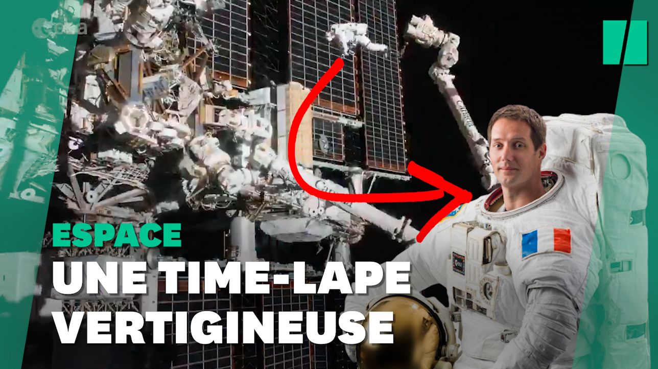 Thomas Pesquet dévoile un fascinant time-lapse de sa sortie dans l'espace