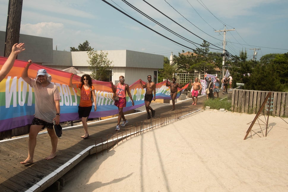 The Progress Pride Parade. 