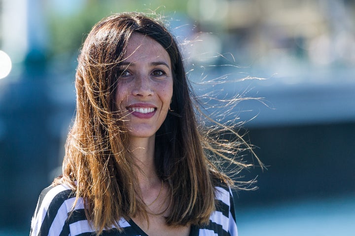 Bárbara Goenaga en el Festival de Cine de San Sebastián.