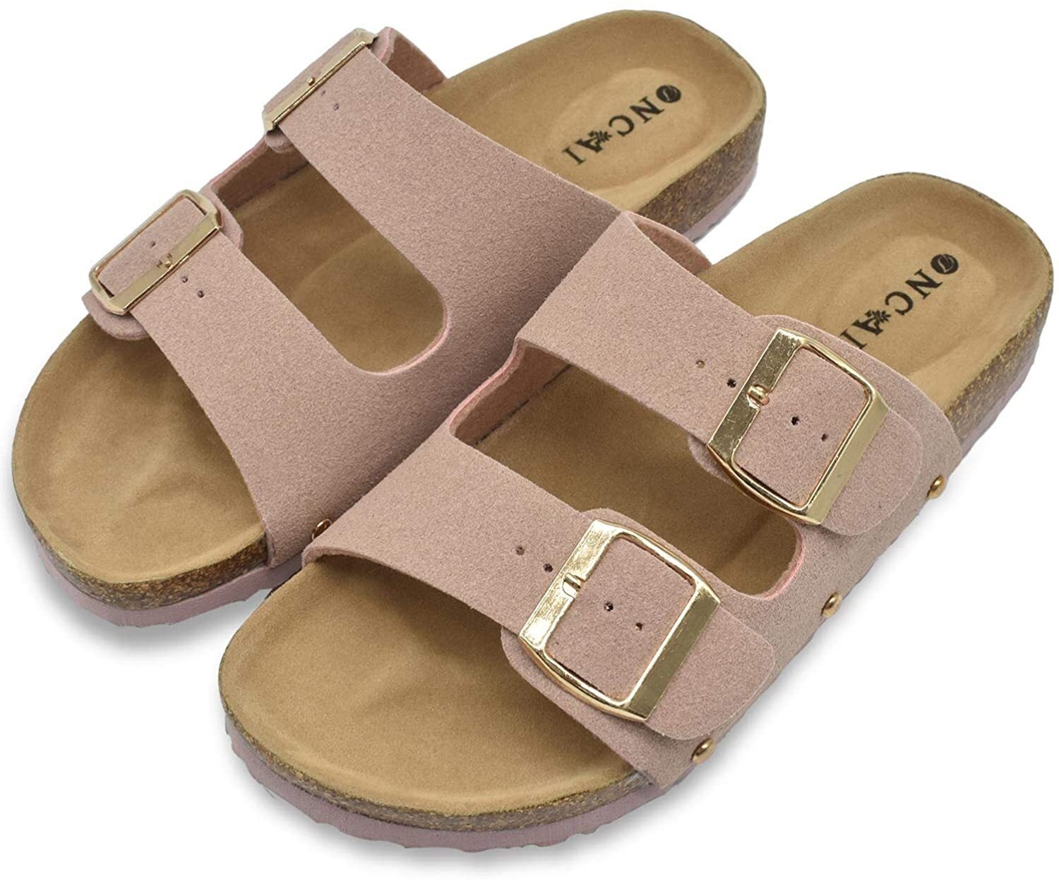 women's ama quilted slide sandals