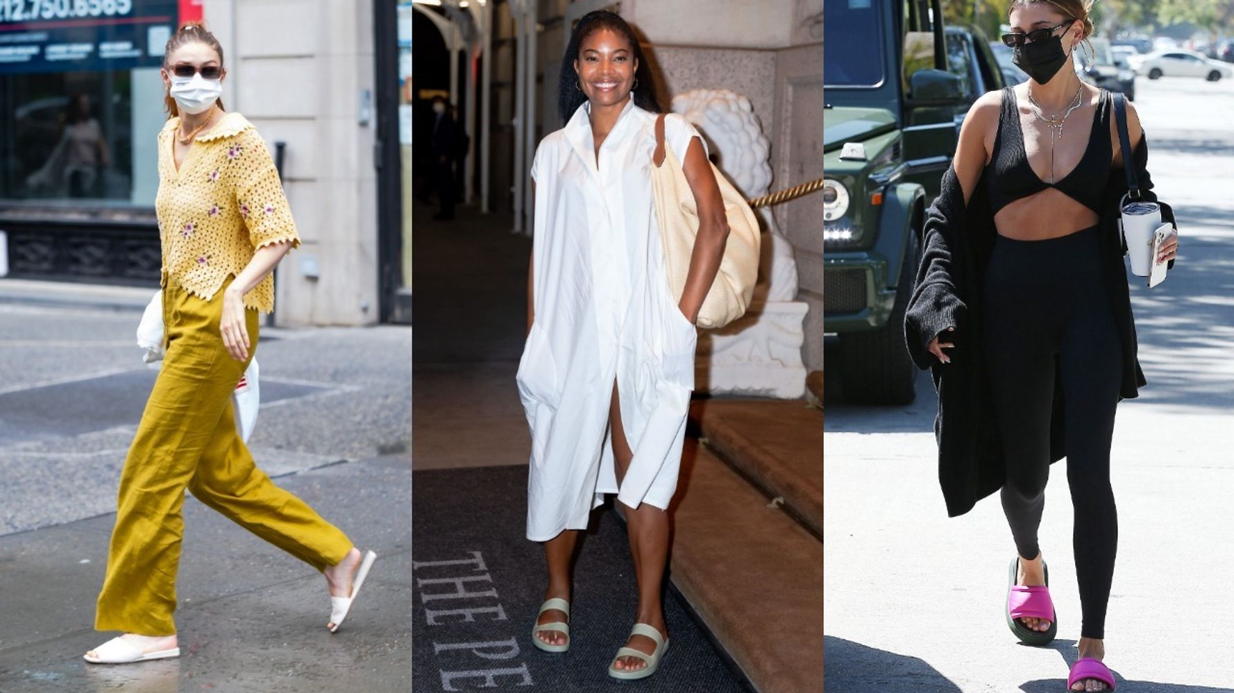 Sliders As Trendy Types Of Footwear - How Celebrities Wear Slide Sandals -  Bewakoof Blog