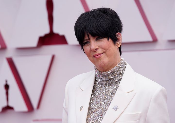 Diane Warren arriving at the Oscars at Union Station in Los Angeles on April 25. (AP Photo/Chris Pizzello, Pool, File)