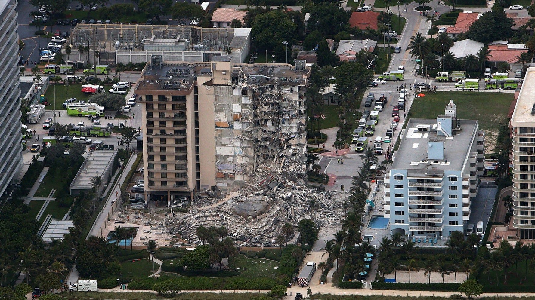 Many Feared Dead After Florida Beachfront Building Partially Collapses