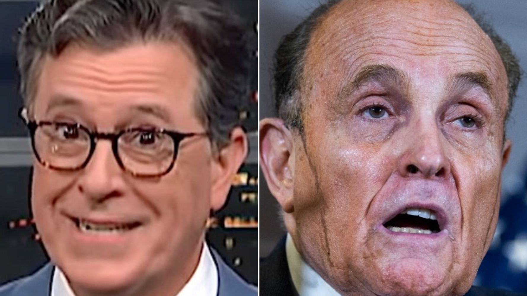 Stephen Colbert Roasts Rudy Giuliani’s Legal Woes: 'The Dildos Have Come Home To Roost'