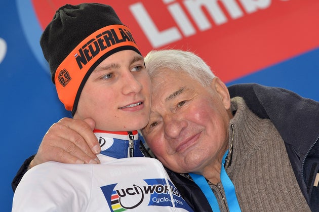 Alors qu'il va prendre le départ de son 1er Tour de France, le cycliste néerlandais Mathieu van der Poel a rendu un hommage saisissant à son grand-père, le célèbre Raymond Poulidor (photo d'archive prise en décembre 2013 en Belgique).