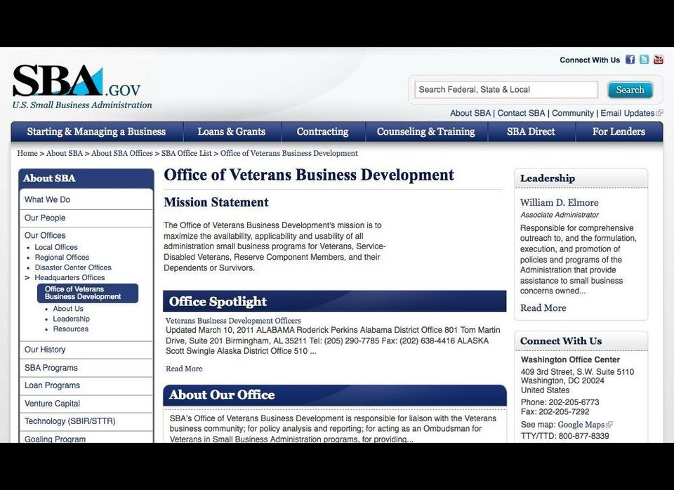 SBA Office Of Veterans Business Development