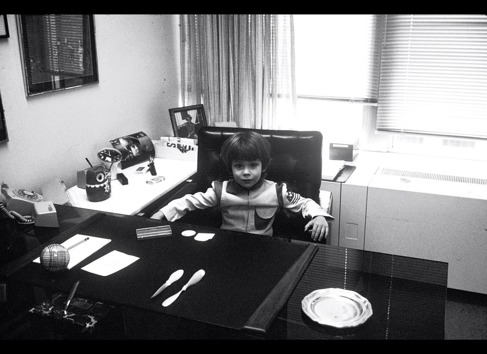 First Day In Dad's Office