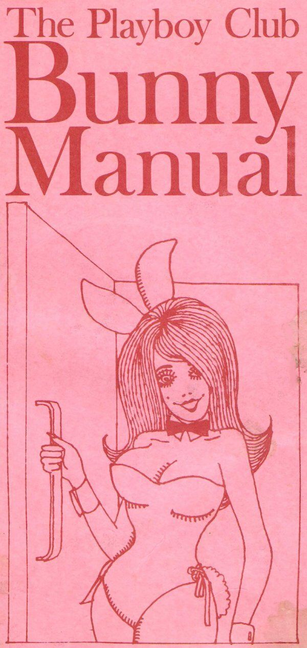 Playboy Bunny Waitress Manual From 1960s