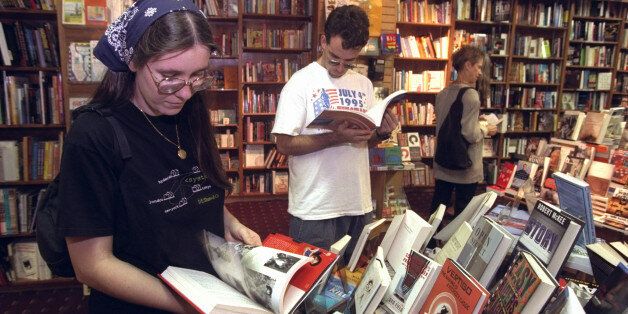 UNITED STATES - SEPTEMBER 21: People buy books at Shakespeare and Co., 716 Broadway. (Photo by Evy Mages/NY Daily News Archive via Getty Images)