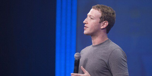 Facebook CEO Mark Zuckerberg speaks at the F8 summit in San Francisco, California, on March 25, 2015. Zuckerberg introduced a new messenger platform at the event. AFP PHOTO/JOSH EDELSON (Photo credit should read Josh Edelson/AFP/Getty Images)