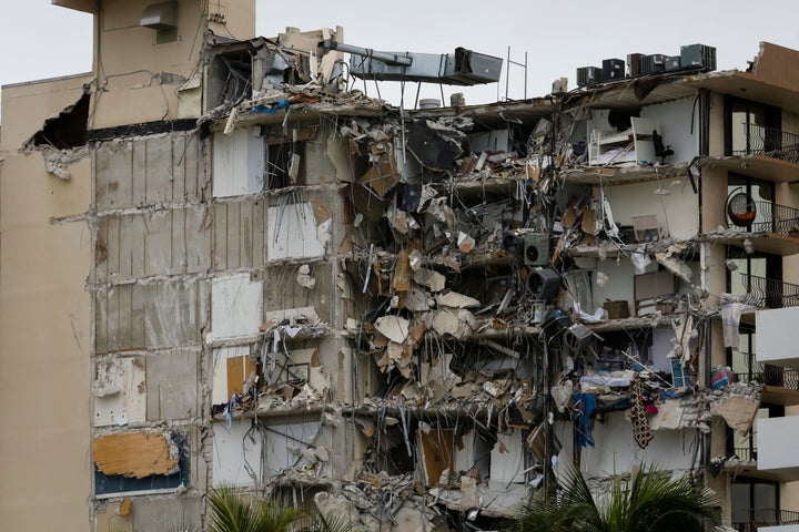 About half the building’s roughly 130 units were affected, and rescuers pulled at least 35 people from the wreckage in