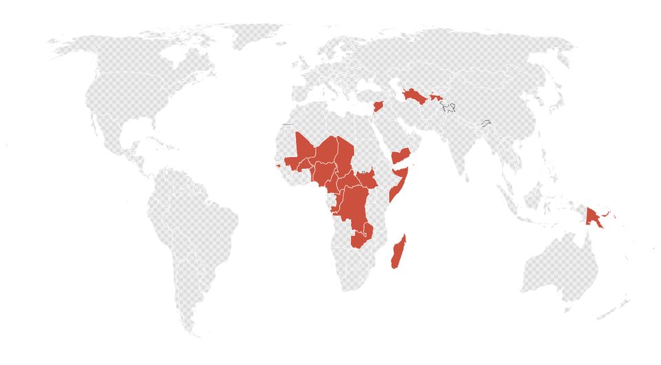 carte monde pays qui ne vaccinent