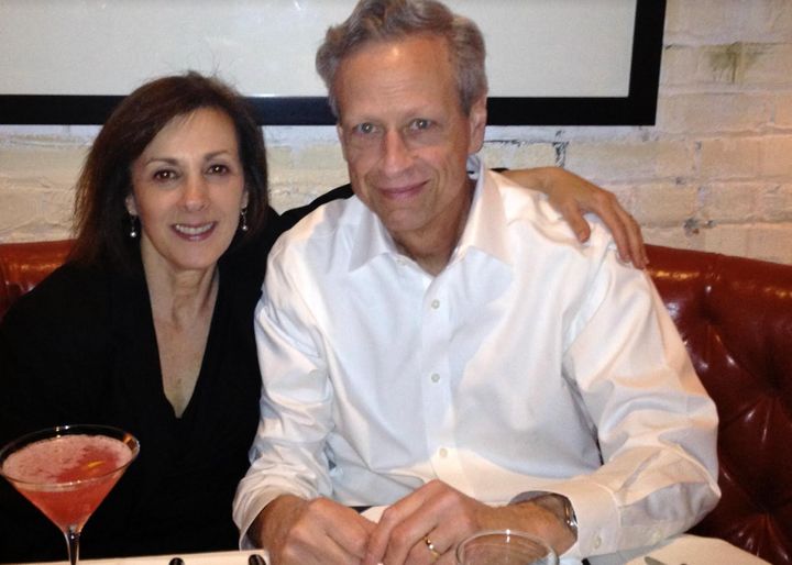 The author and Steve celebrating Ann's birthday in New York City in 2019.