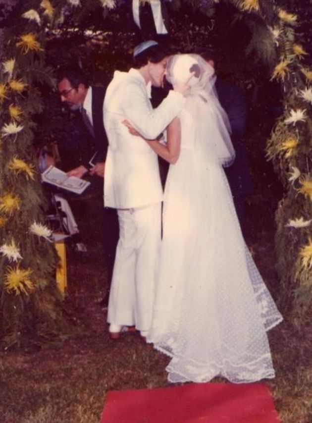 The author and Steve on their wedding day in West Nyack, New York, in 1976.