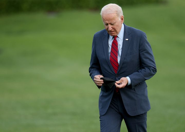 President Joe Biden returns to the White House on June 24 in Washington, D.C.