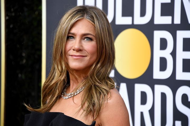 Aniston attends the 77th Annual Golden Globe Awards on in January 2020.