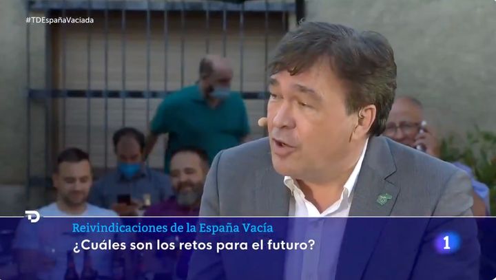 Tomás Guitarte en 'El Telediario de TVE'.