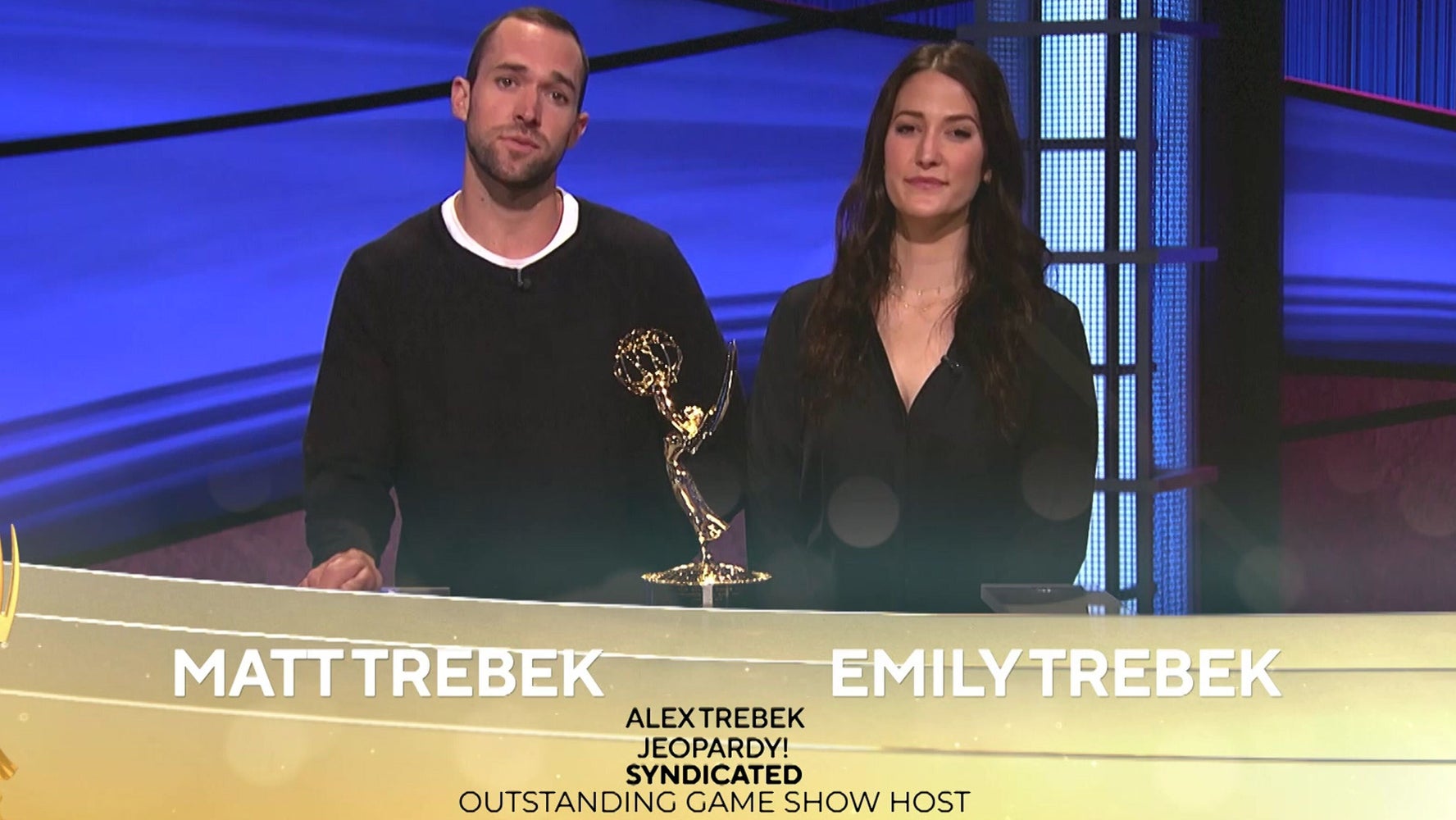 Alex Trebek's Kids Accept Daytime Emmy For Outstanding Game Show Host On His Behalf