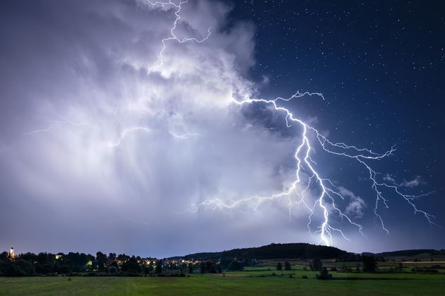 Au total, 8 départements sont placés en vigilance orange aux orages et fortes pluies par Météo France ce dimanche 27 juin (photo d'illustration prise en Bavière en 2017).