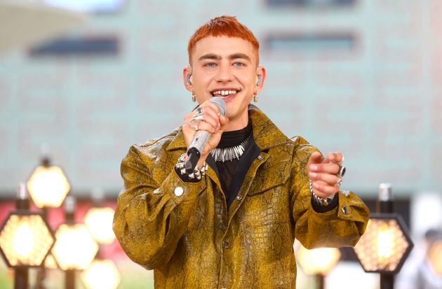 Olly Alexander performing at the TV Baftas