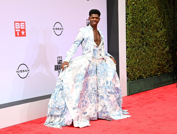 Lil Nas X attends the BET Awards 2021.