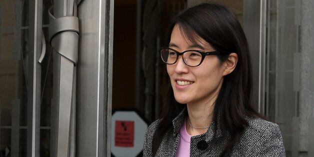 SAN FRANCISCO, CA - MARCH 11: Ellen Pao leaves the Superior Court Civic Center Courthouse during a lunch break from her trial on March 11, 2015 in San Francisco, California. Pao, the interim CEO of Reddit, is suing her former employer, Silicon Valley venture capital firm Kleiner Perkins Caulfield and Byers, for $16 million alleging she was sexually harassed by male officials. (Photo by Justin Sullivan/Getty Images)