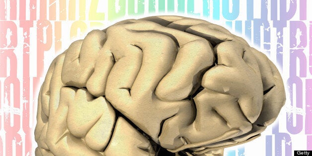 Biomedical illustration of synesthesia when sensory information is scrambled, such as when people see words and numbers as colors or smell sounds.