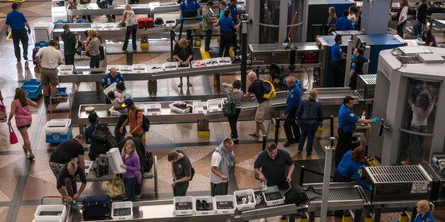 DENVER, CO - JUNE 16: The TSA security lines in the main terminal are crowded with vacation travelers on June 16, 2013, in Denver, Colorado. Located 25 miles from downtown, Denver International Airport is the largest airport in the United States. (Photo by George Rose/Getty Images)