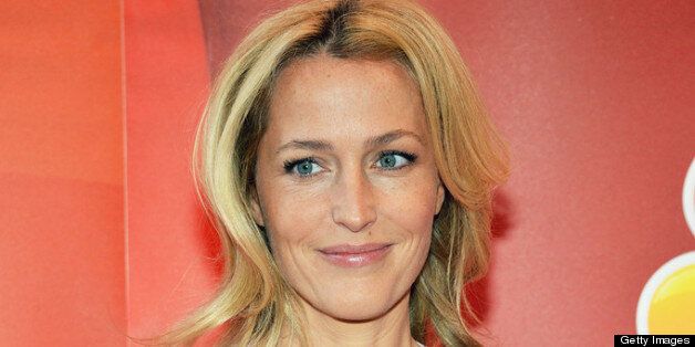 NEW YORK, NY - MAY 13: Actress Gillian Anderson attends 2013 NBC Upfront Presentation Red Carpet Event at Radio City Music Hall on May 13, 2013 in New York City. (Photo by Slaven Vlasic/Getty Images)