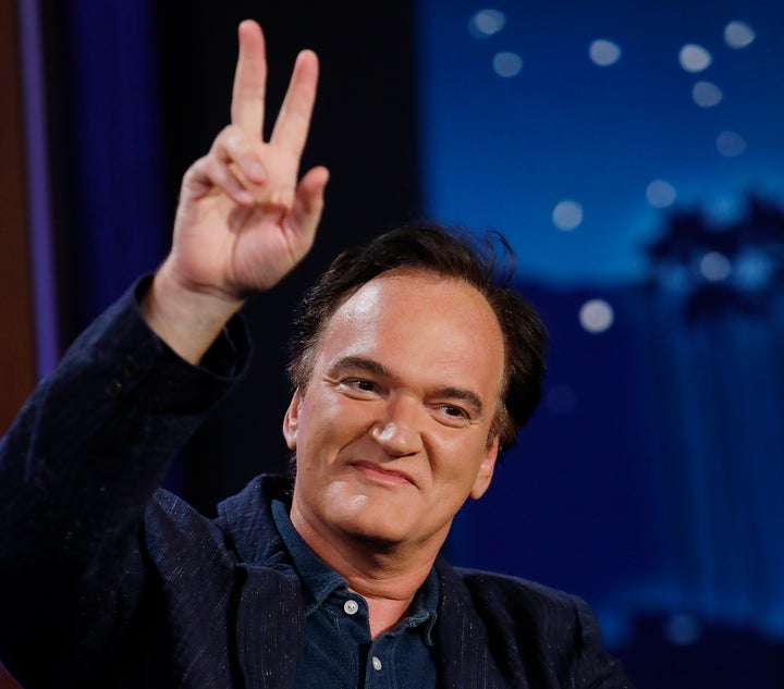 Quentin Tarantino en el programa 'Jimmy Kimmel Live!'.
