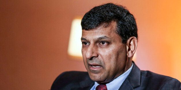 Raghuram Rajan, governor of the Reserve Bank of India (RBI), speaks during a Bloomberg Television India interview in Mumbai, India, on Thursday, Jan. 30, 2014. Rajan warned of a breakdown in global policy coordination a day after the Federal Reserve further cut stimulus, weakening emerging-market currencies from the rupee to the Turkish Lira. Photographer: Dhiraj Singh/Bloomberg via Getty Images 